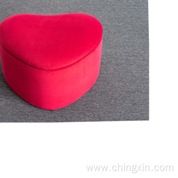 Red Velvet Storage Ottoman Living Room Furniture